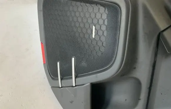 Rear door card panel trim