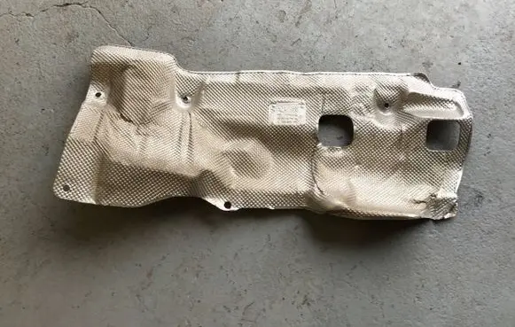 Heat shield in engine bay