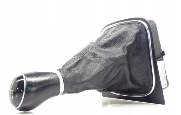 Gear lever shifter trim leather/knob