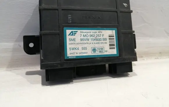 Volkswagen Sharan Comfort/convenience module 7MO962257F 95VW15K600BB 7M0962257F
