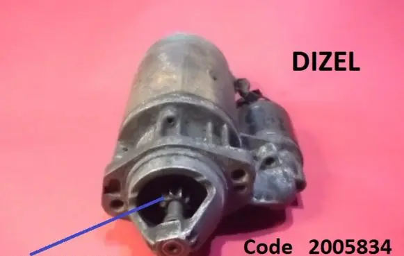 Mercedes-Benz W123 Starter motor 2005834