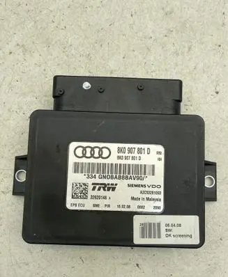 Audi A4 S4 B8 8K Hand brake control module 8K0907801D 32620146 A2C53281093