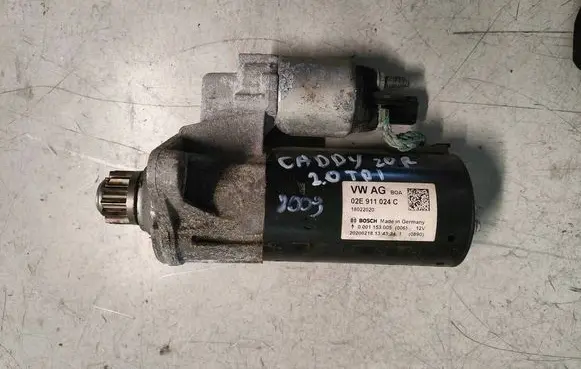 Volkswagen Caddy Starter motor 02E911024C