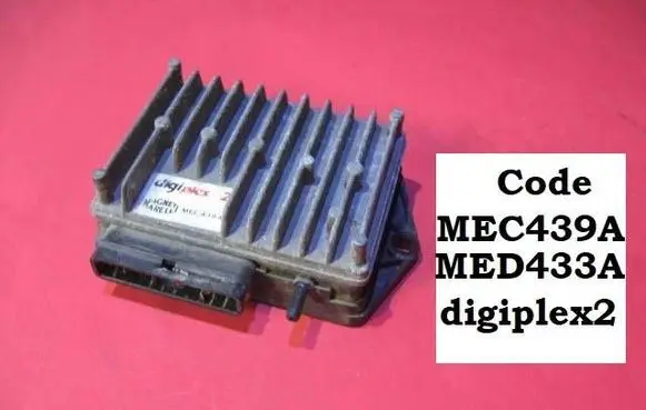 Fiat Tipo Engine control unit/module MEC439A MED433A DIGIPLEX2