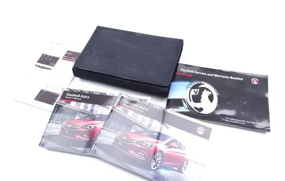 Opel Astra K Owners service history hand book 