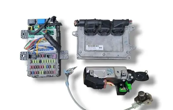 Engine ECU kit and lock set