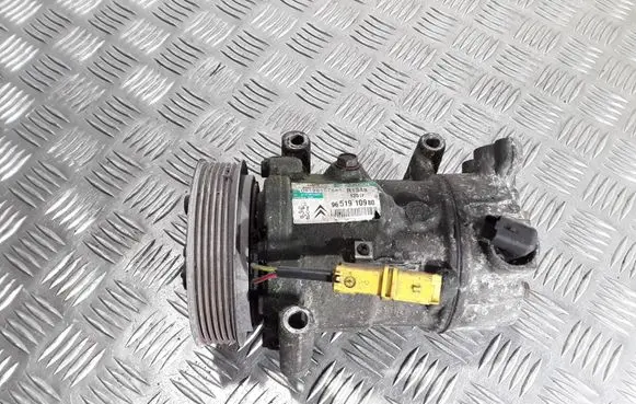 Peugeot 207 Air conditioning (A/C) compressor (pump) 9651910980