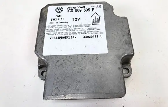 Ford Galaxy Airbag control unit/module 1C0909605F 5WK43131