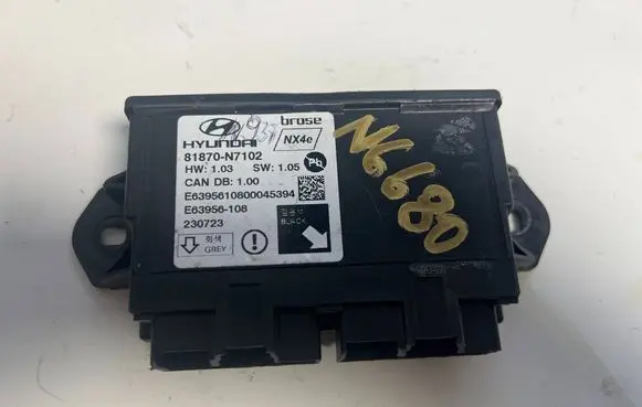 Volkswagen Golf VIII Other control units/modules 81870-N7102 E63956-108 E639561080004534