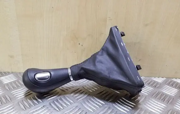 Gear lever shifter trim leather/knob
