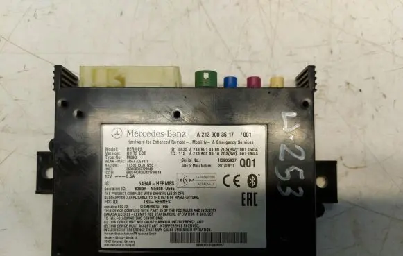 Mercedes-Benz GLC X253 C253 Other control units/modules A2139003617