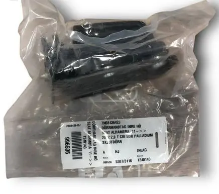 Volkswagen Sharan Sliding door interior handle 7N0843642J 53073116
