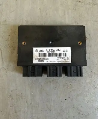 Audi A6 S6 C6 4F Tow bar trailer control unit/module 4F0907383