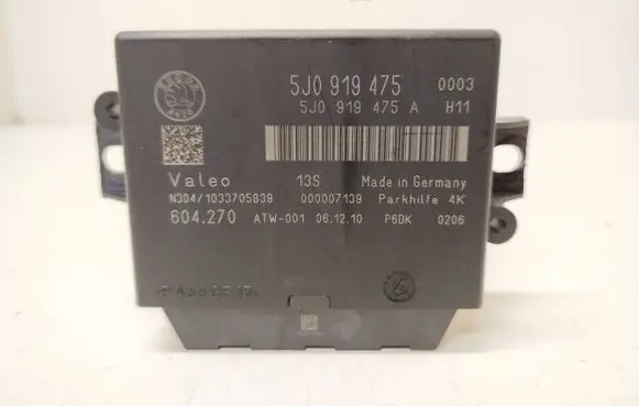 Skoda Roomster (5J) Parking PDC control unit/module 5J0919475A 604270 5J0919475