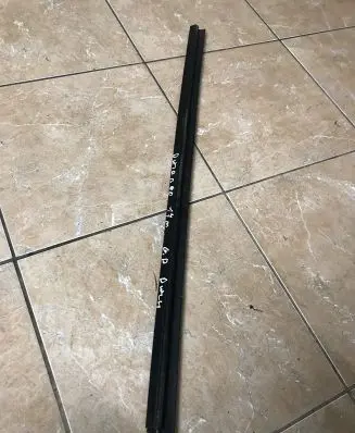 Dodge Durango Rear door glass trim molding 55399209AB