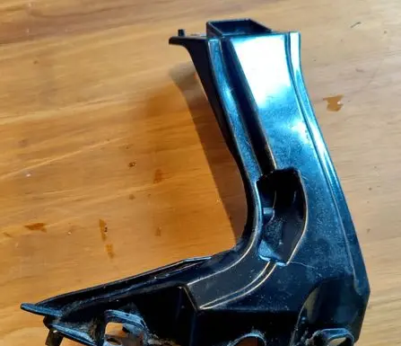 BMW 5 F10 F11 Front bumper mounting bracket 7207931 11460915 51117207931