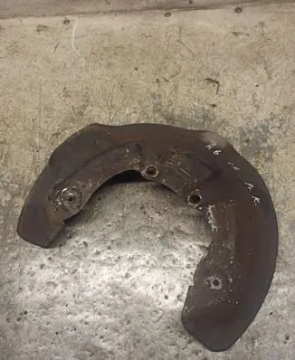 Audi A6 S6 C6 4F Front brake disc dust cover plate 