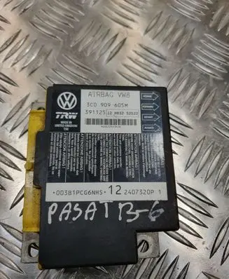 Volkswagen PASSAT B6 Airbag control unit/module 3C0909605M