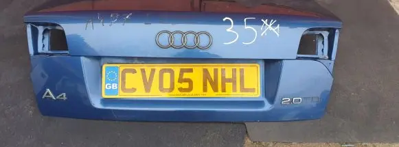 Audi A4 S4 B7 8E 8H Tailgate/trunk/boot lid