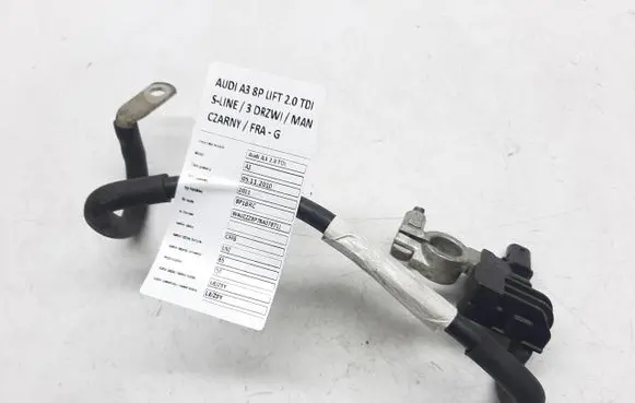 Audi A3 S3 8P Negative earth cable (battery) 1K0915181E