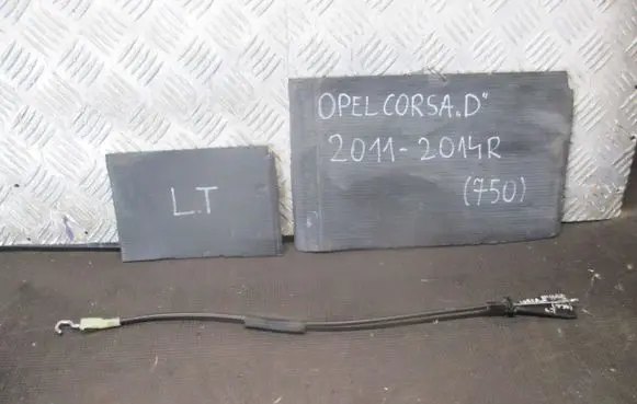 Opel Corsa D Engine bonnet/hood lock release cable 511697042