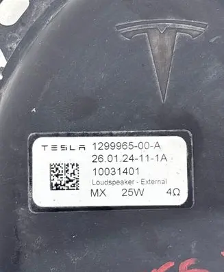 Tesla Model Y Parking PDC sensor speaker 129996500A