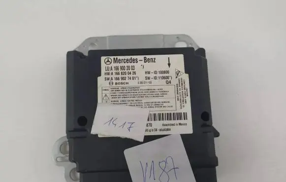 Mercedes-Benz GLE AMG (W166 - C292) Airbag control unit/module A1668200426 A1669002003 A1669027401