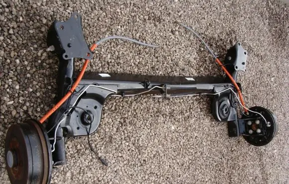 Rear beam