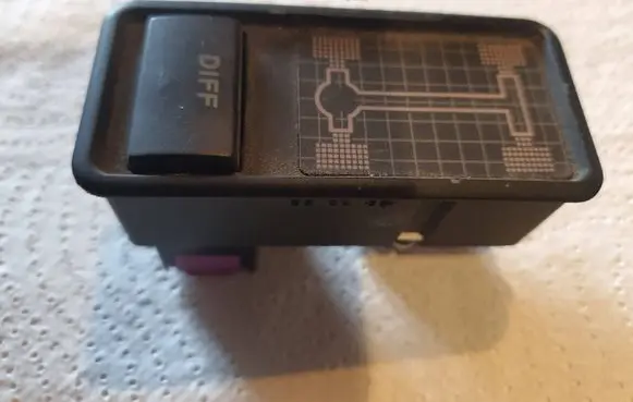 Audi A6 S6 C4 4A Differential lock switch 443919167