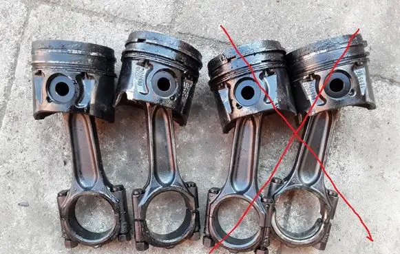 Volvo S40 Piston with connecting rod
