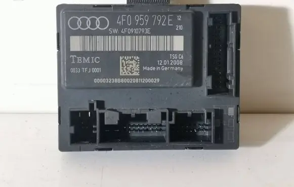Audi A6 S6 C6 4F Door control unit/module 4F0959792E
