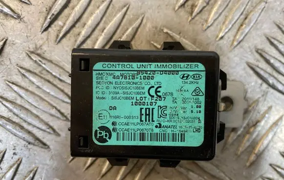 KIA Picanto Immobilizer control unit/module 4A78101000 1000107