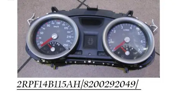 Renault Megane II Speedometer (instrument cluster) 8200292049 2RPF14B115AH