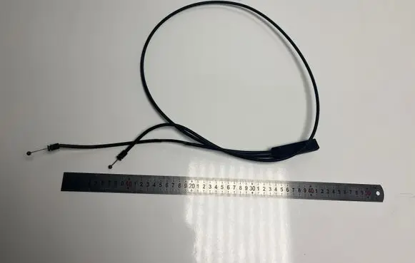BMW 5 GT F07 Engine bonnet/hood lock release cable 7255801