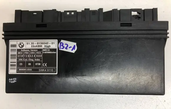 BMW 5 E60 E61 Comfort/convenience module 9136040 5WK49110