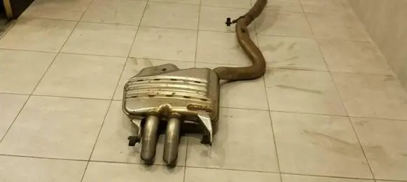 Mercedes-Benz S W222 Rear muffler/silencer tail pipe A2224900216
