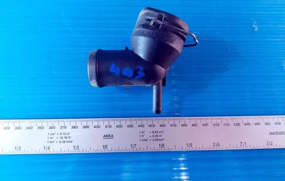 Volkswagen PASSAT B6 Engine coolant pipe/hose 3C0122291