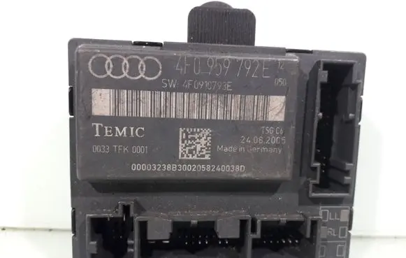 Audi A6 S6 C6 4F Door control unit/module 4F0959792E