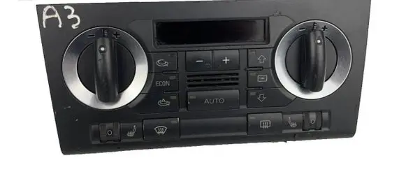 Audi A3 S3 A3 Sportback 8P Climate control unit 8P0820043J