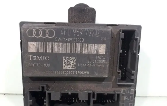 Audi A6 S6 C6 4F Door control unit/module 4F0959792B
