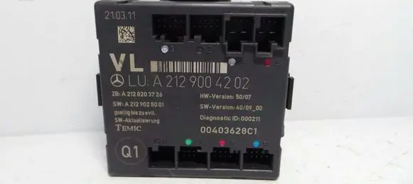 Mercedes-Benz GLK (X204) Door control unit/module A2129004202