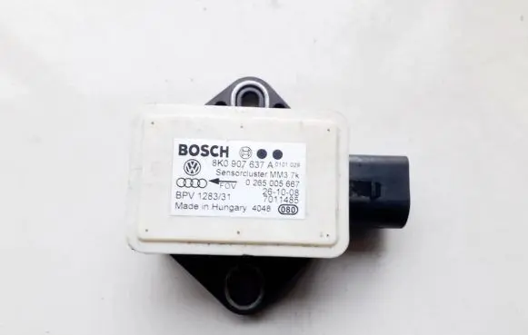 Audi A5 8T 8F ESP acceleration yaw rate sensor 8k0907637a 0265005667