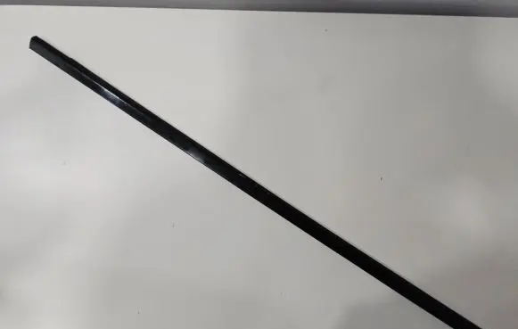 Front door glass trim molding