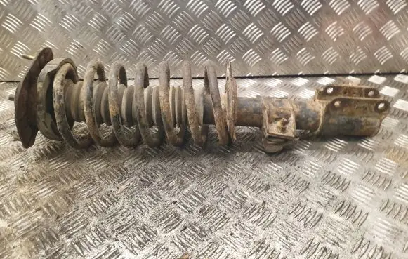 Front shock absorber with coil spring