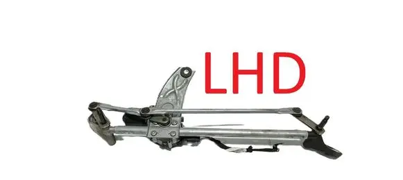 Front wiper linkage and motor