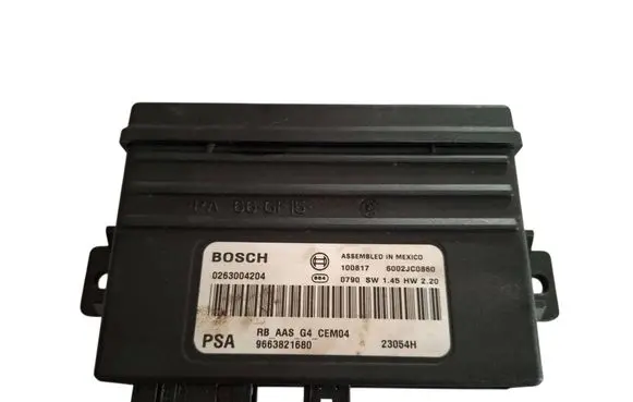 Peugeot 308 Parking PDC control unit/module 9663821680 0263004204