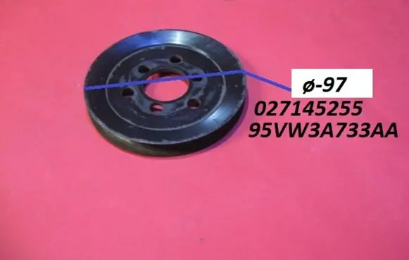 Ford Galaxy Power steering pump pulley 027145255 95VW3A733AA