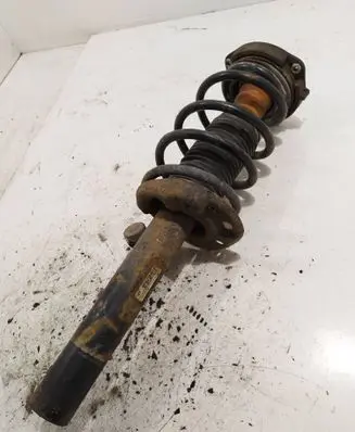 Front shock absorber with coil spring
