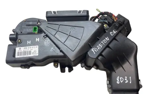 Interior heater climate box assembly