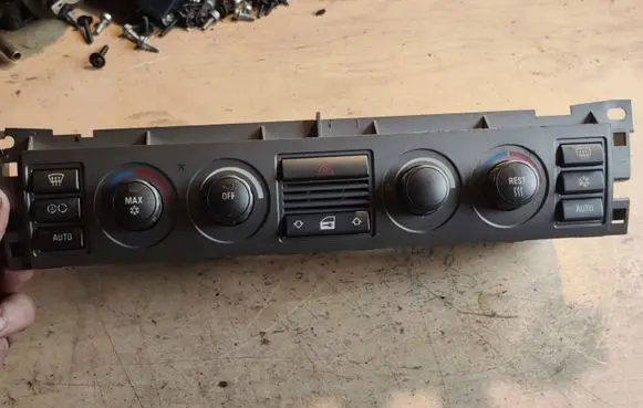 BMW 7 E65 E66 Climate control unit 64116923382 6923382